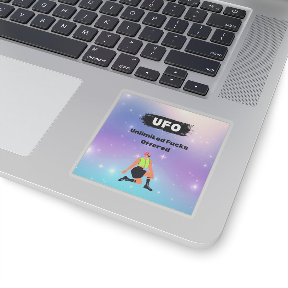 UFO Unlimited Fucks Kiss-Cut Sticker | Fun & Cheeky Decal for Personal Style