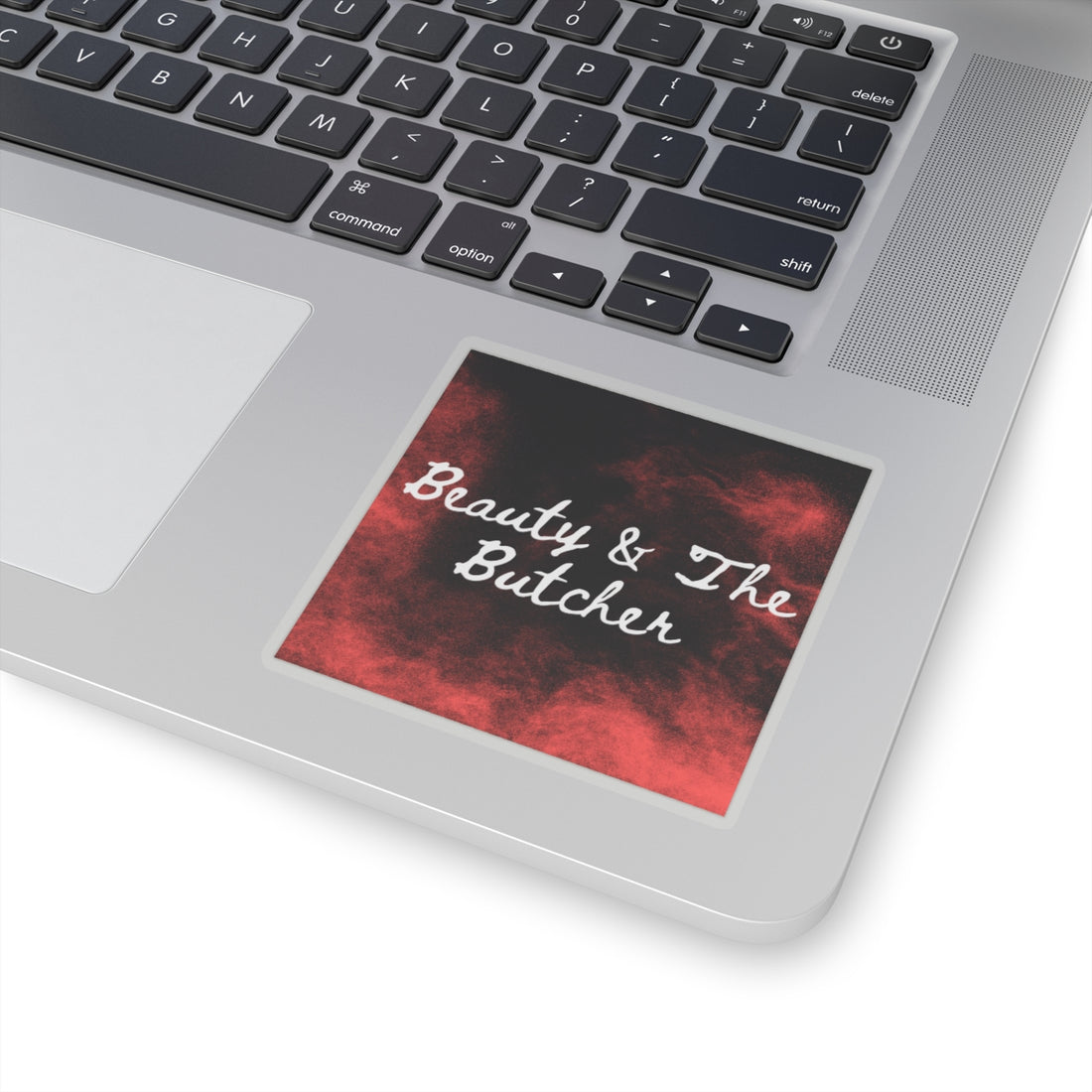 Kiss-Cut Stickers - Beauty & The Butcher Design | Stylish Laptop Decor | Unique Gift for Art Lovers