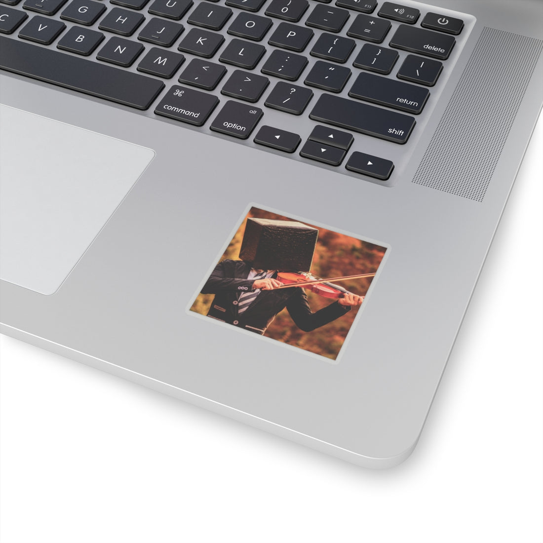 Musical Mystery Kiss-Cut Stickers | Unique Artsy Design for Laptop & Journal