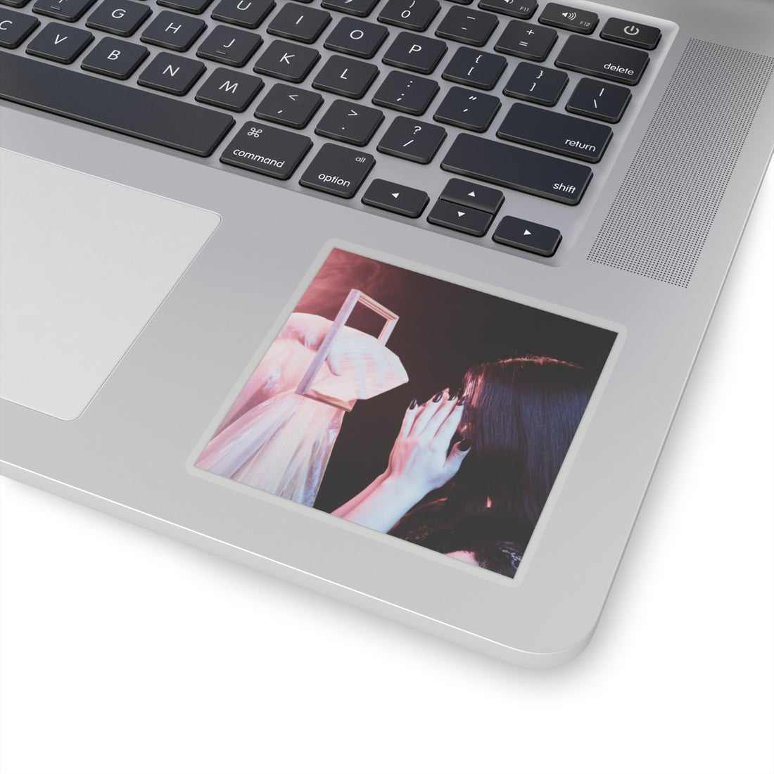 Artistic Reflection Kiss-Cut Stickers | Unique Laptop & Phone Decals