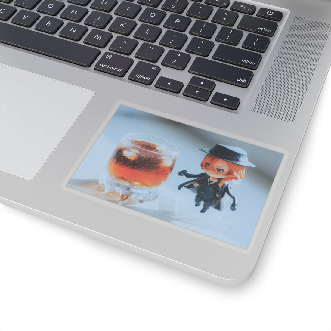 Stylish Kiss-Cut Stickers - Cool Character & Drink Design for Laptops & Decor