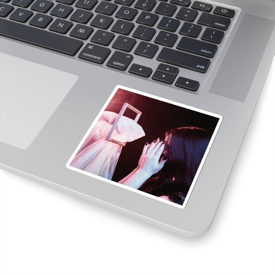 Artistic Reflection Kiss-Cut Stickers | Unique Laptop & Phone Decals