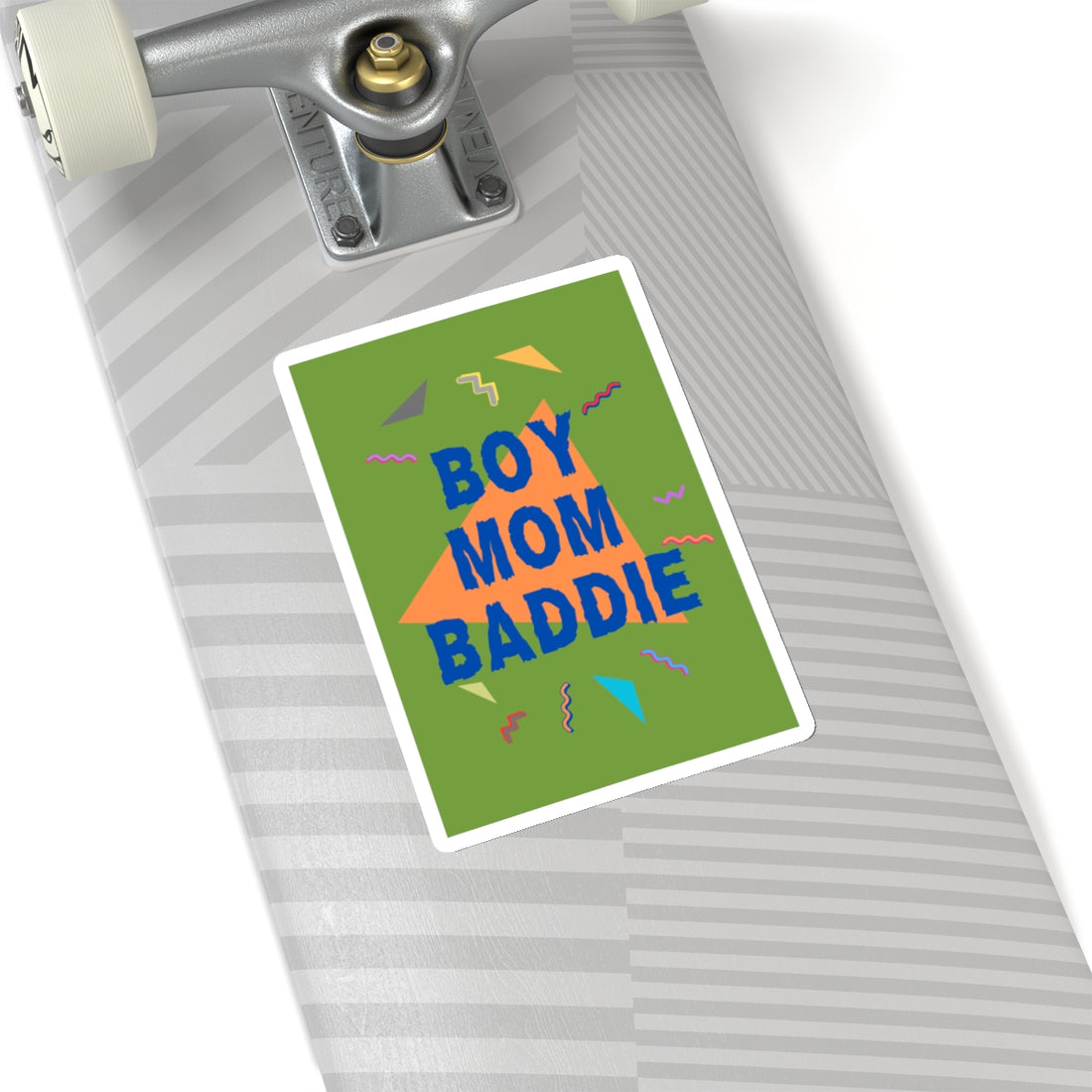 Boy Mom Baddie Kiss-Cut Stickers - Fun and Trendy Decals for Moms