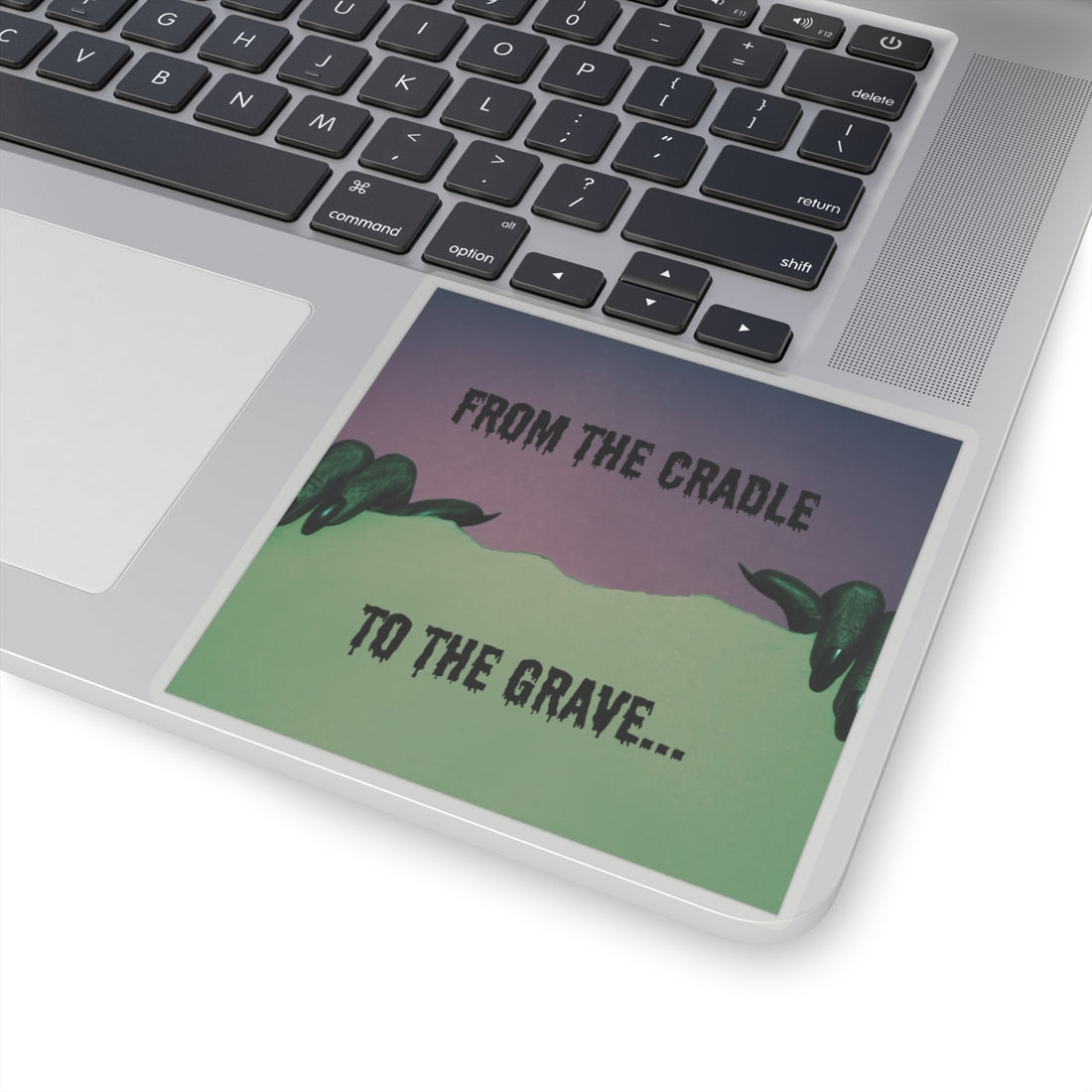 Spooky Kiss-Cut Stickers - ‘From the Cradle to the Grave’