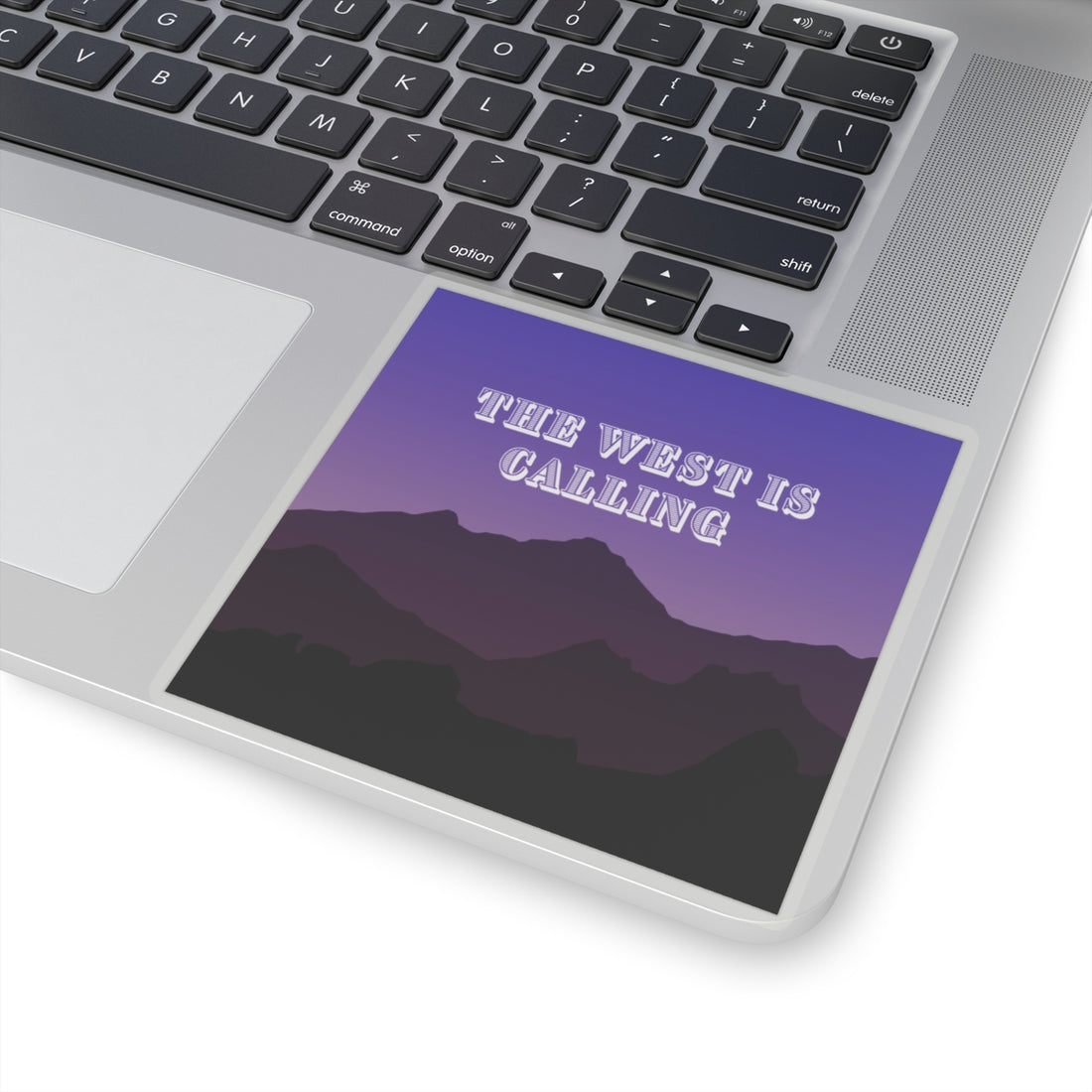 Kiss-Cut Stickers - The West is Calling | Adventure Travel Decals for Nature Lovers