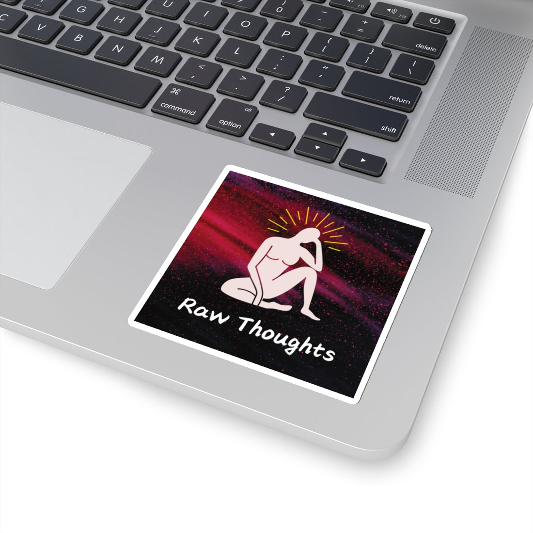 Inspirational Raw Thoughts Kiss-Cut Stickers for Self-Expression