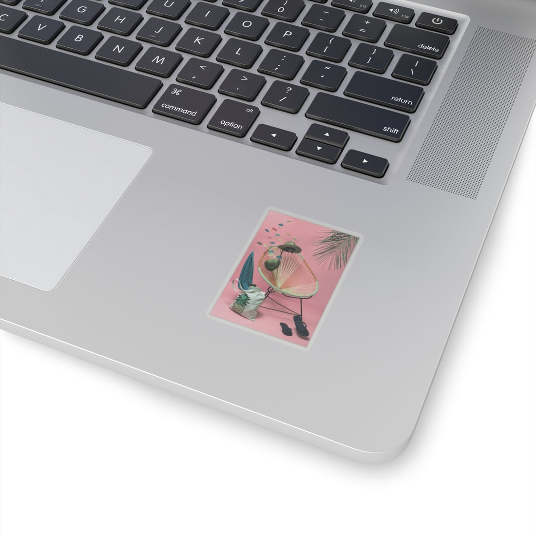 Tropical Vibes Kiss-Cut Stickers - Perfect for Laptops, Water Bottles & Summer Decor