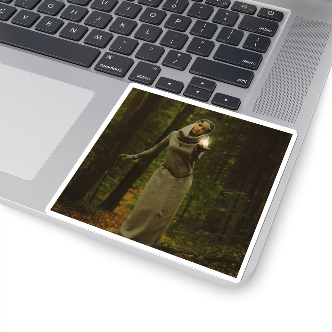 Enchanting Nature Kiss-Cut Stickers - Mystical Forest Vibe for Laptops & Decor