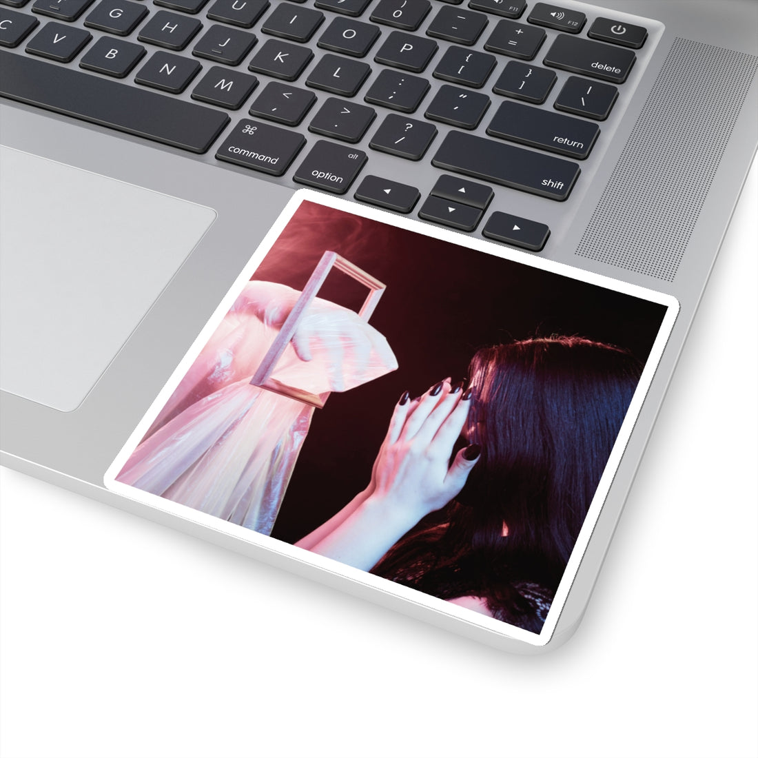 Artistic Reflection Kiss-Cut Stickers | Unique Laptop & Phone Decals