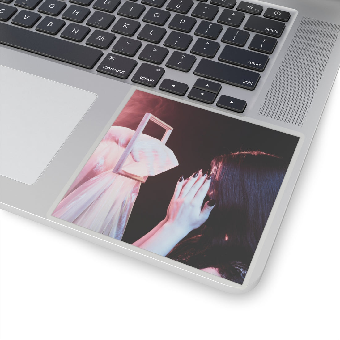 Artistic Reflection Kiss-Cut Stickers | Unique Laptop & Phone Decals