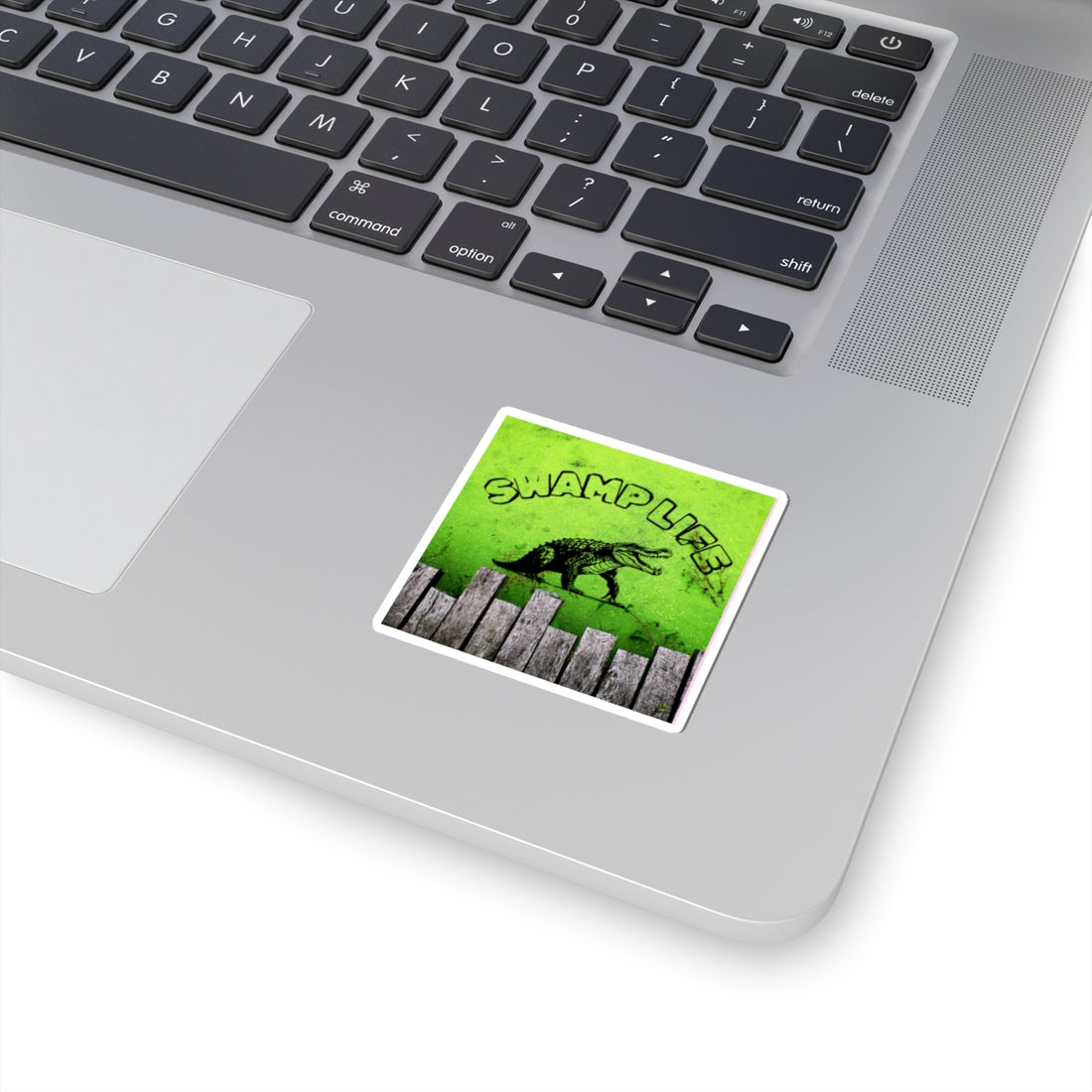 Swamp Life Kiss-Cut Sticker - Vibrant Nature-Inspired Décor for Wildlife Lovers