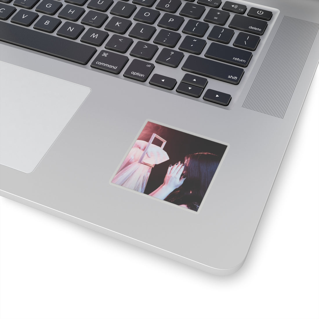 Artistic Reflection Kiss-Cut Stickers | Unique Laptop & Phone Decals