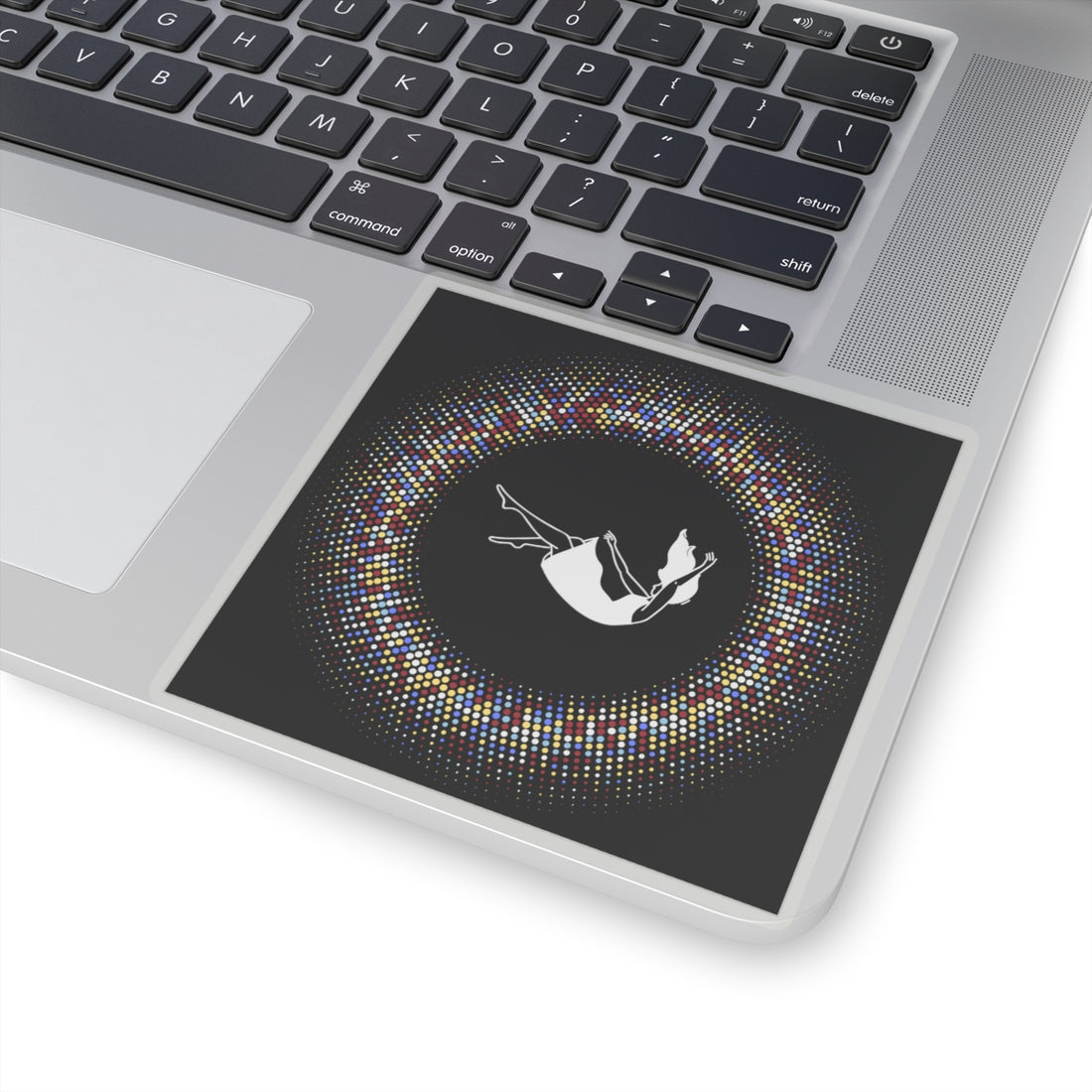 Dreamy Abstract Woman Kiss-Cut Stickers - Artistic Laptop & Water Bottle Decals