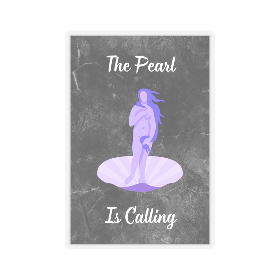 Pearl Is Calling Kiss-Cut Stickers | Aesthetic Laptop Decor | Gifts for Art Lovers