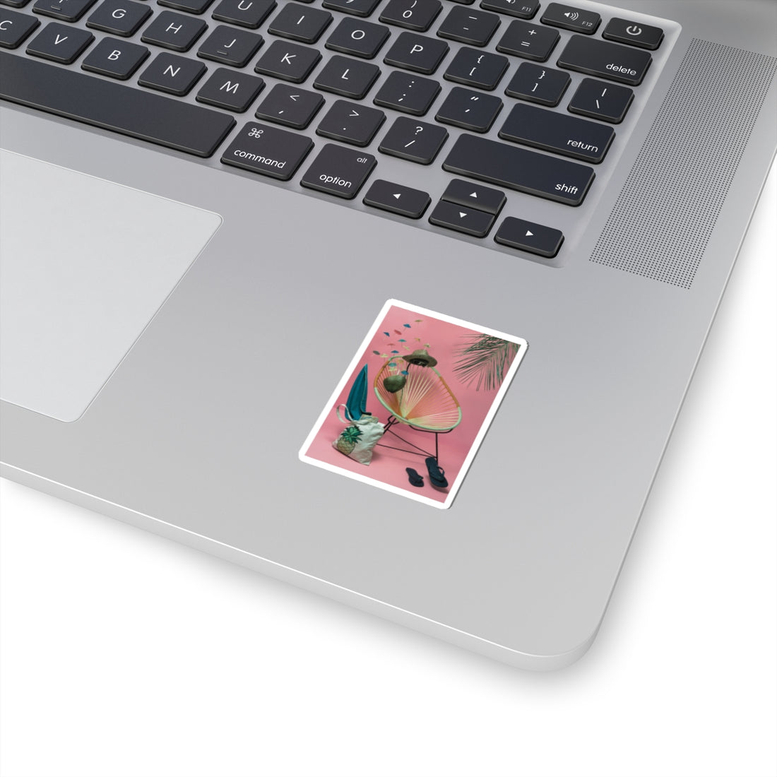 Tropical Vibes Kiss-Cut Stickers - Perfect for Laptops, Water Bottles & Summer Decor