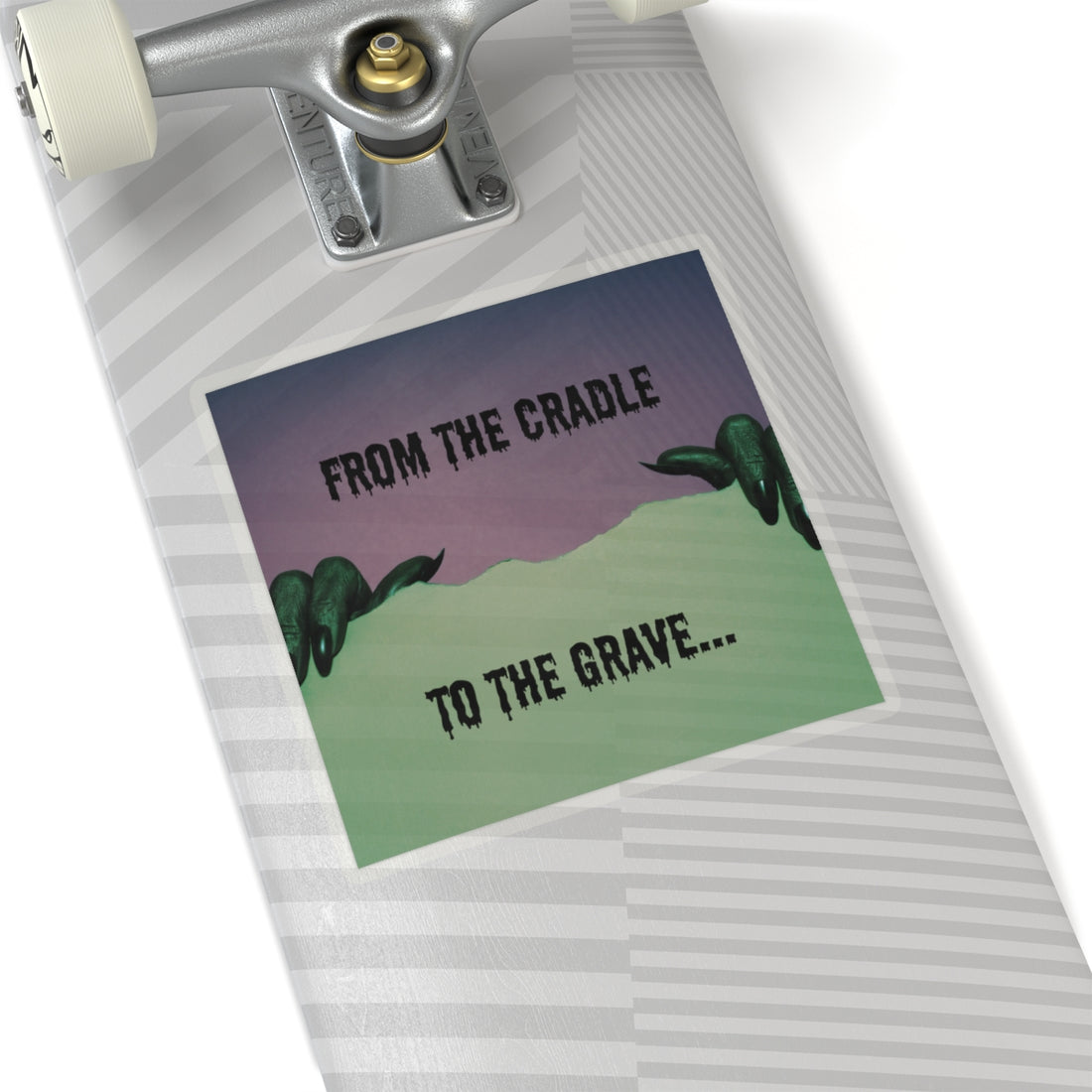 Spooky Kiss-Cut Stickers - ‘From the Cradle to the Grave’