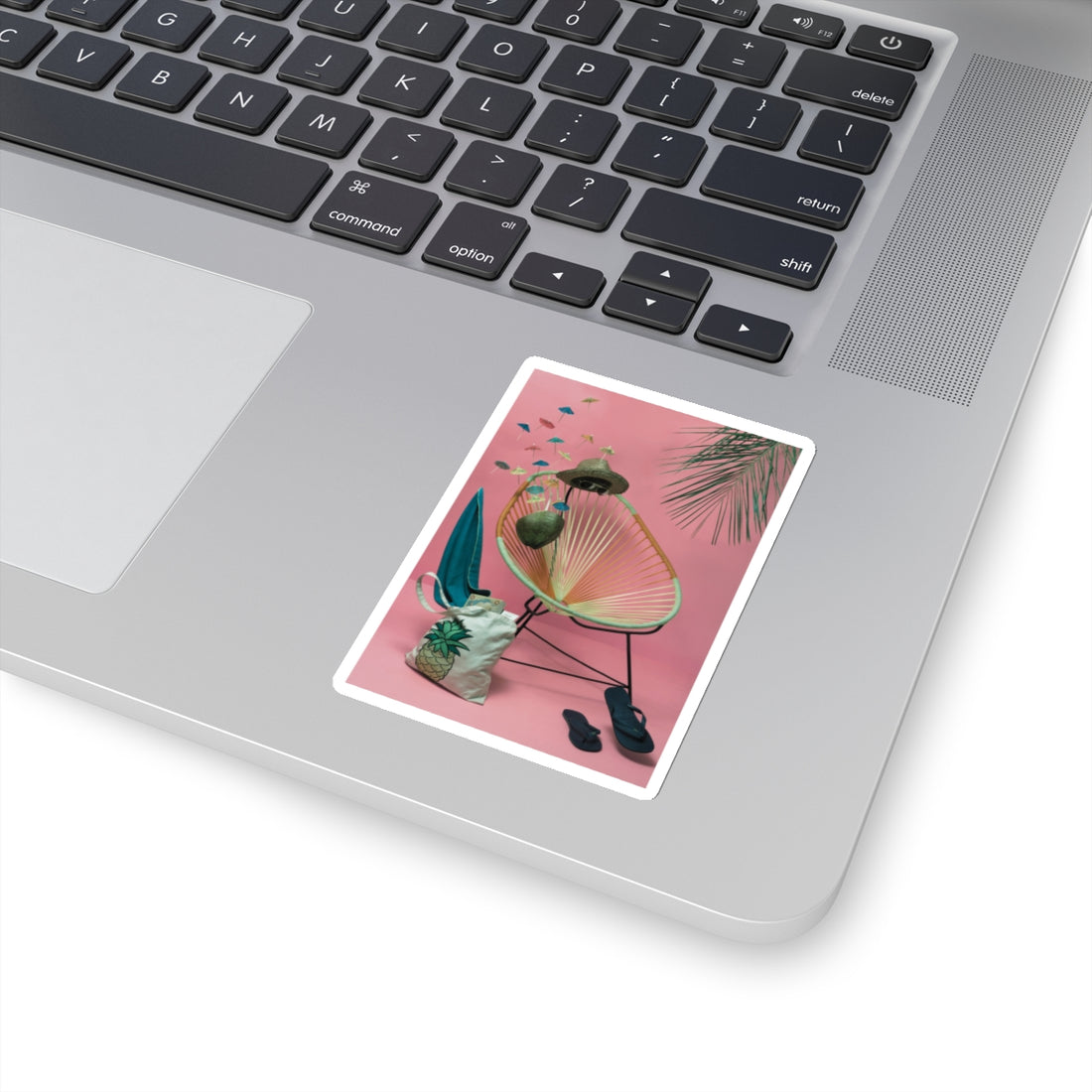 Tropical Vibes Kiss-Cut Stickers - Perfect for Laptops, Water Bottles & Summer Decor