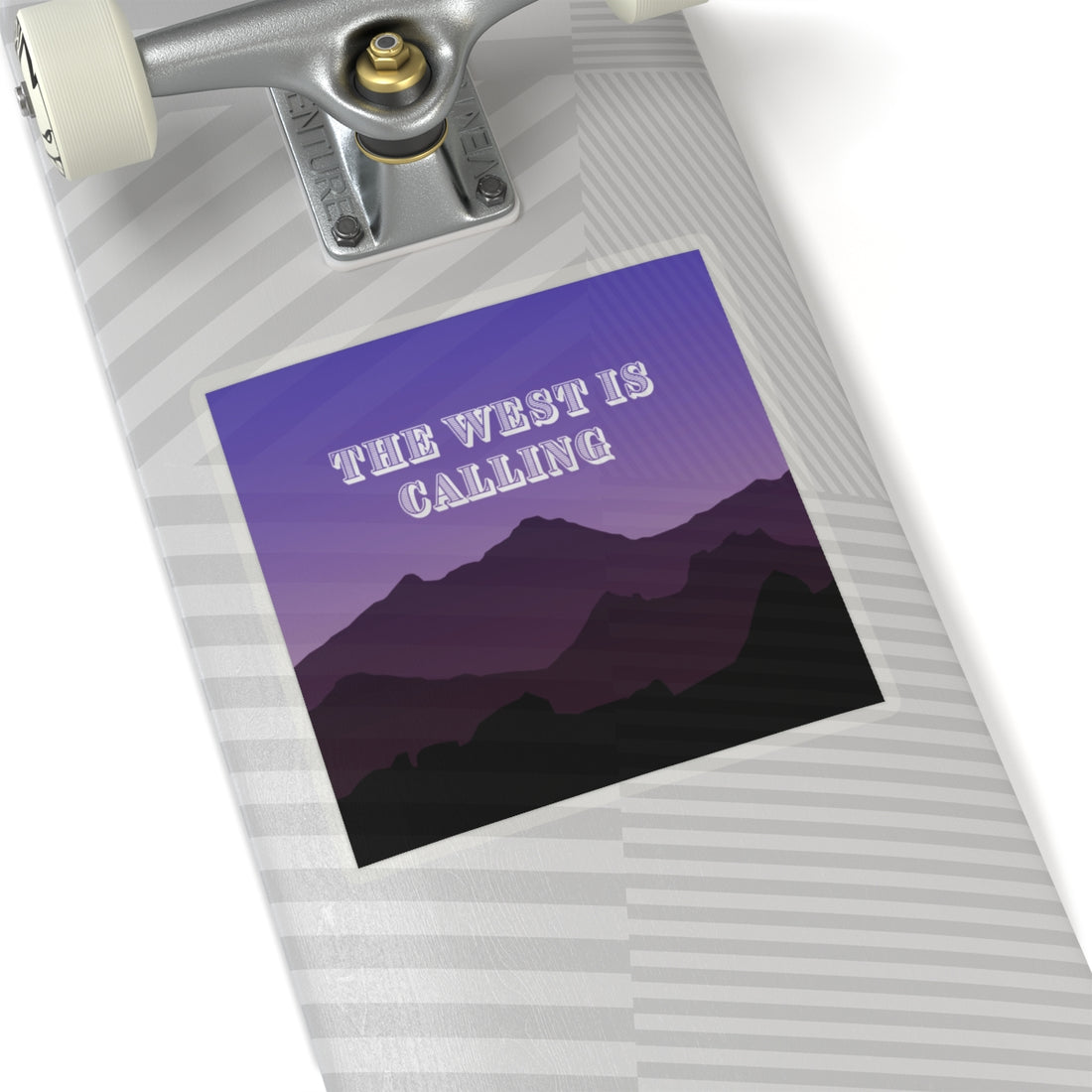 Kiss-Cut Stickers - The West is Calling | Adventure Travel Decals for Nature Lovers