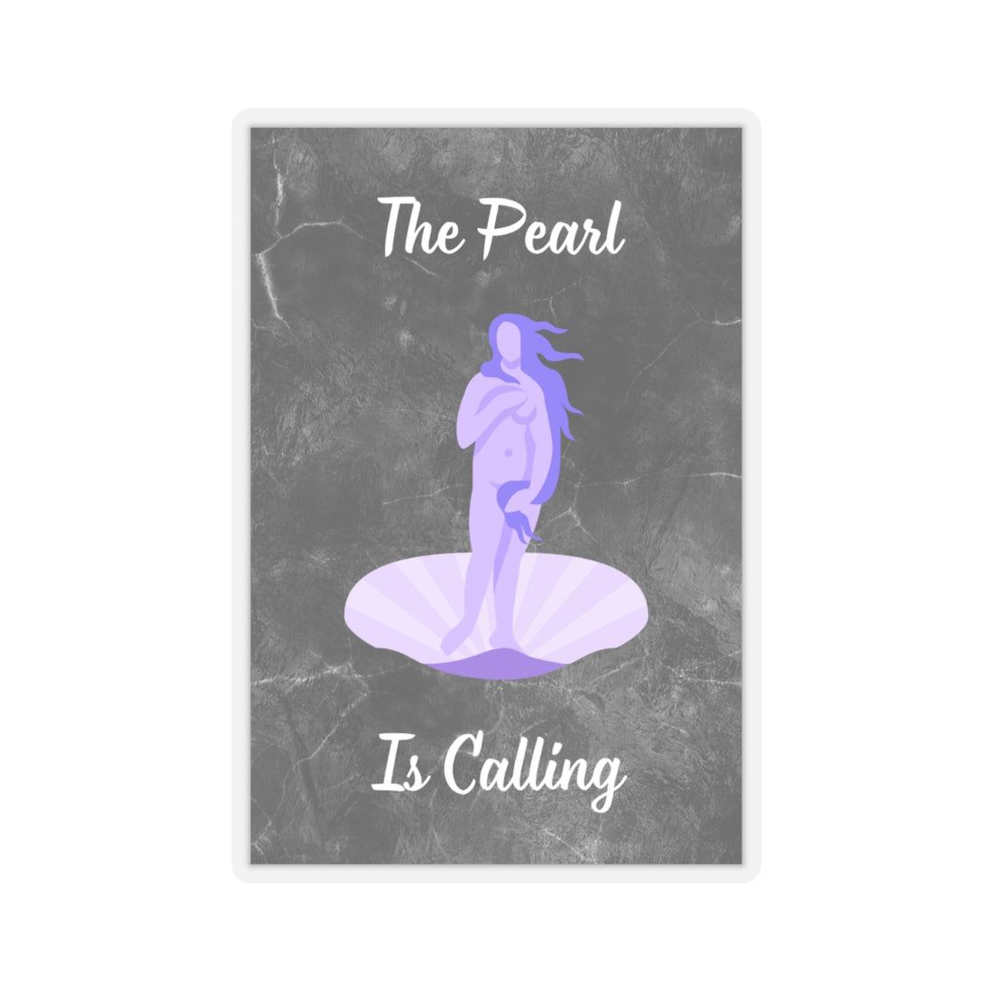 Pearl Is Calling Kiss-Cut Stickers | Aesthetic Laptop Decor | Gifts for Art Lovers