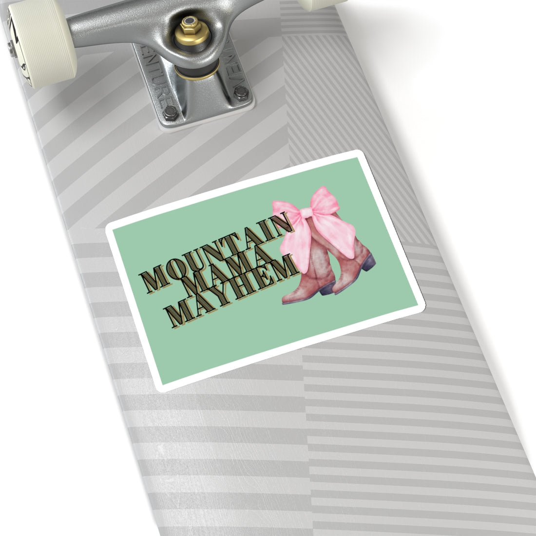 Mountain Mama Mayhem Kiss-Cut Stickers - Fun & Whimsical Decor for Moms