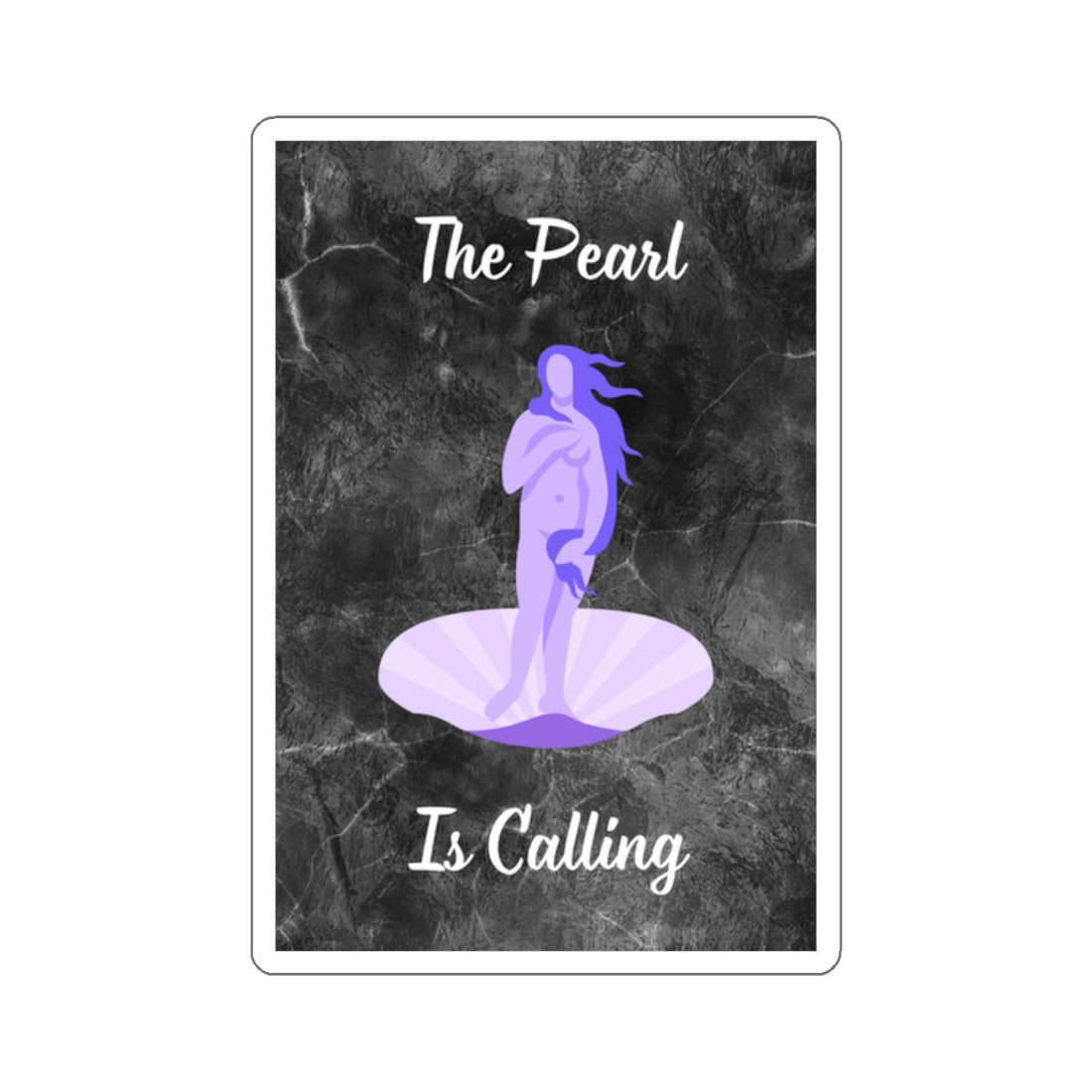 Pearl Is Calling Kiss-Cut Stickers | Aesthetic Laptop Decor | Gifts for Art Lovers