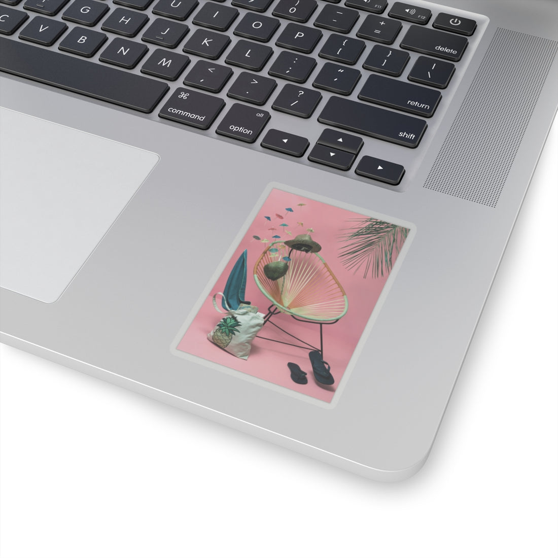 Tropical Vibes Kiss-Cut Stickers - Perfect for Laptops, Water Bottles & Summer Decor