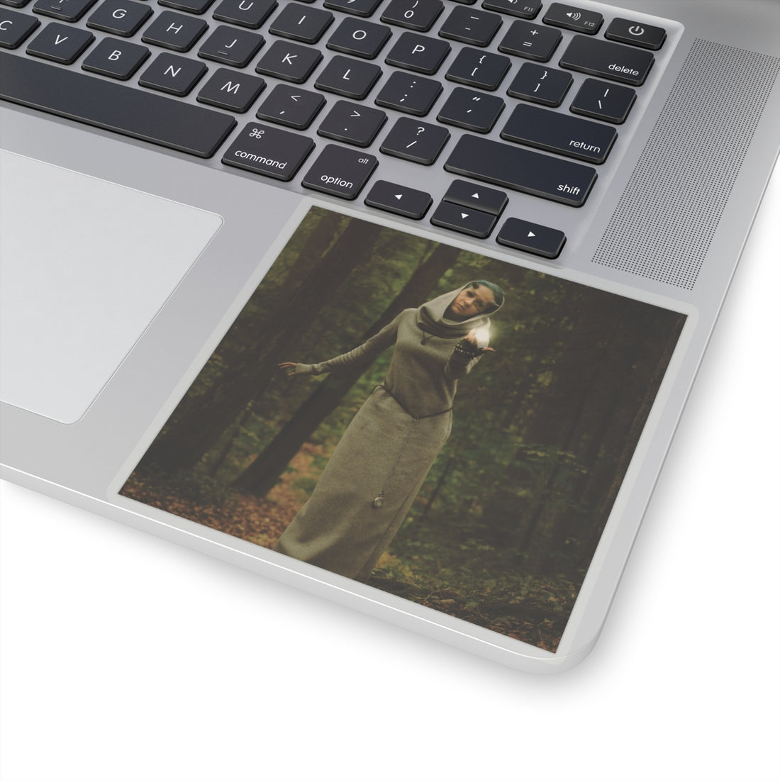 Enchanting Nature Kiss-Cut Stickers - Mystical Forest Vibe for Laptops & Decor