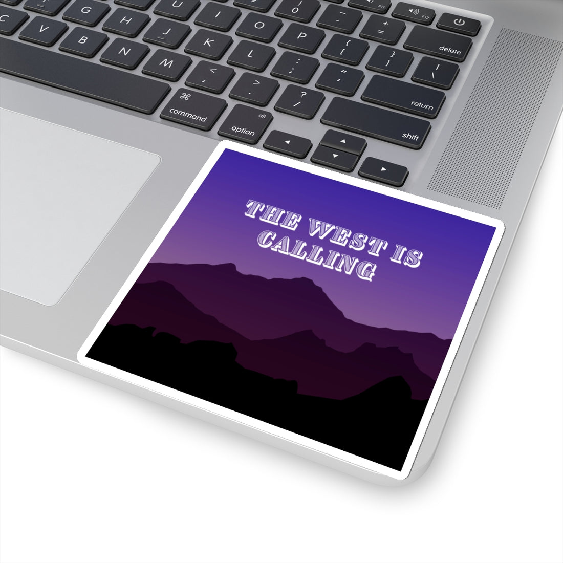 Kiss-Cut Stickers - The West is Calling | Adventure Travel Decals for Nature Lovers