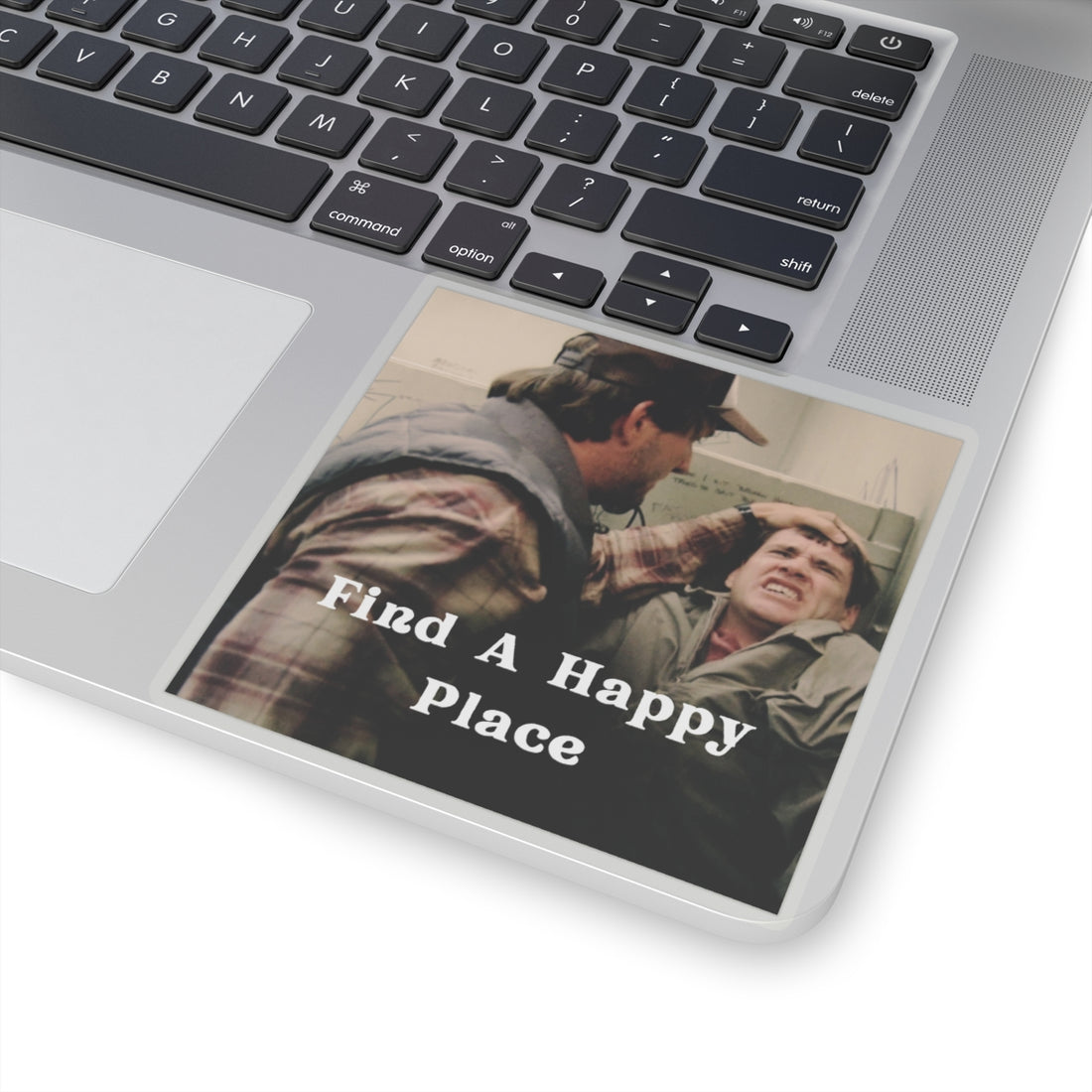 Find A Happy Place Kiss-Cut Stickers - Motivational Quotes for Home & Office Decor