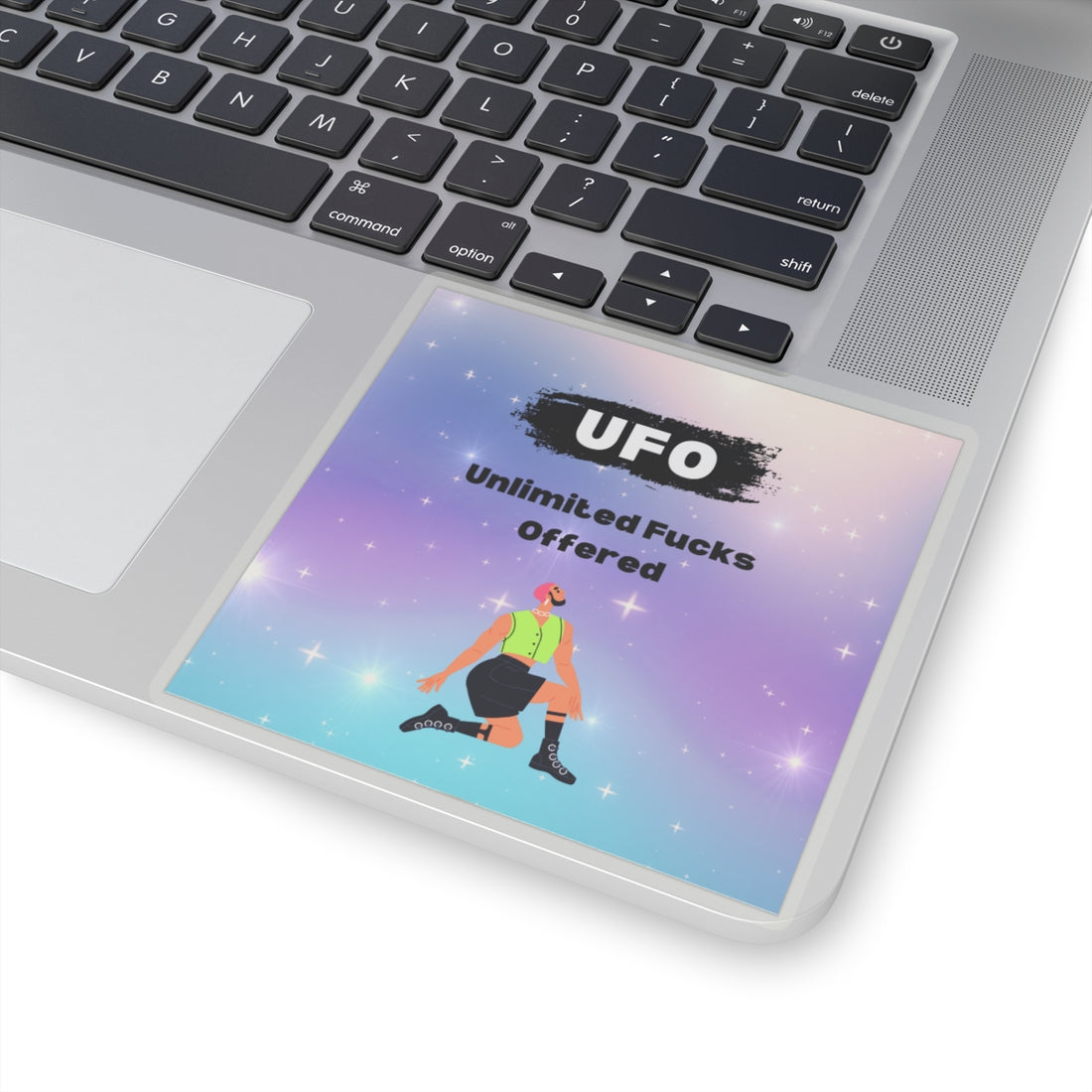 UFO Unlimited Fucks Kiss-Cut Sticker | Fun & Cheeky Decal for Personal Style