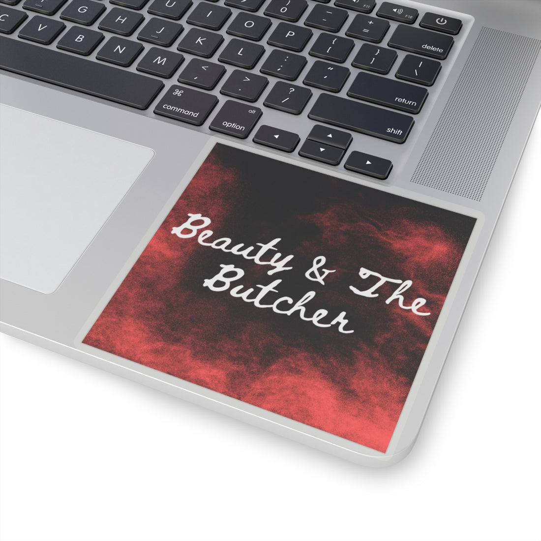 Kiss-Cut Stickers - Beauty & The Butcher Design | Stylish Laptop Decor | Unique Gift for Art Lovers