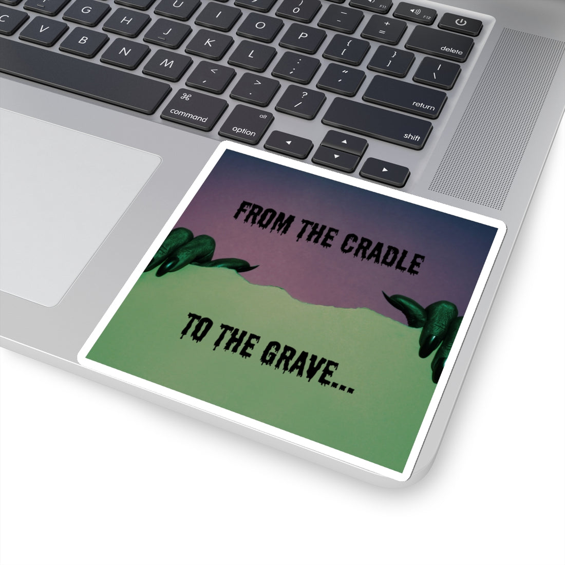 Spooky Kiss-Cut Stickers - ‘From the Cradle to the Grave’