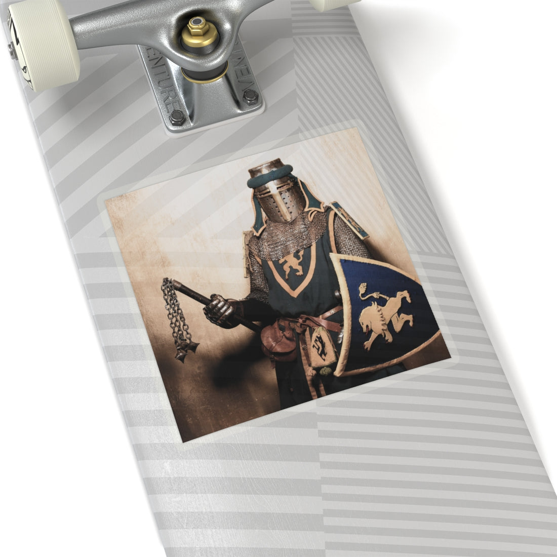 Knight Themed Kiss-Cut Stickers - Medieval Armor Design for Battle Enthusiasts