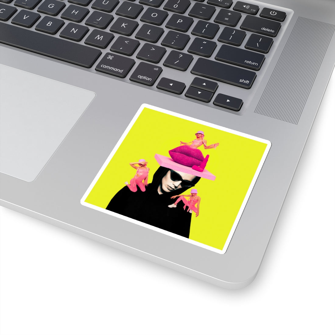 Bold Art Kiss-Cut Stickers - Funky Retro Vibe for Self-Expression