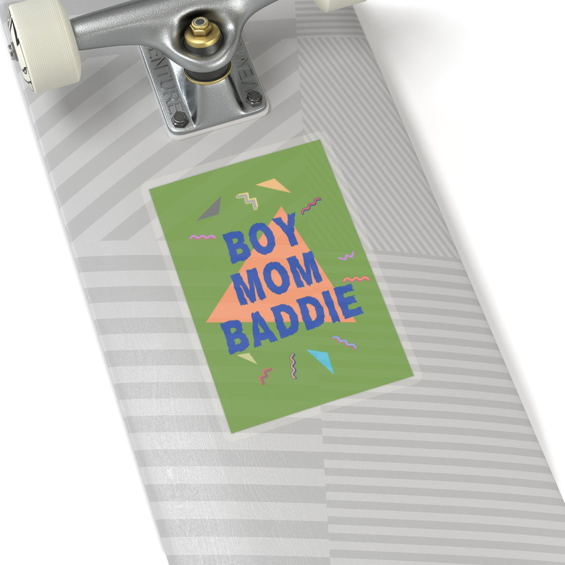 Boy Mom Baddie Kiss-Cut Stickers - Fun and Trendy Decals for Moms